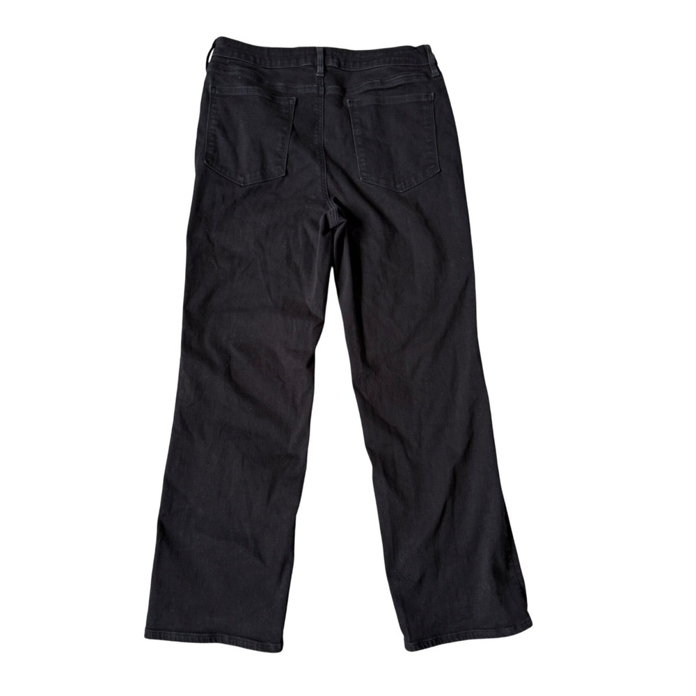 Athleta Flex Kick Flare Jean Black Women's Size 12 Tall Zip Pocket Stretch EUC - Picture 2 of 6